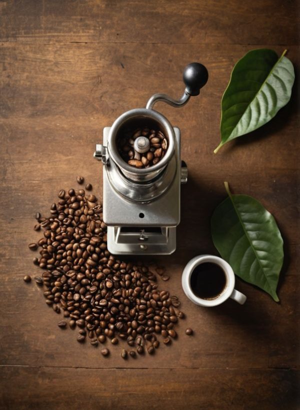 a green working space with laptop, notes, plants, computer